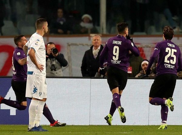 Menang 3-1, Fiorentina Akhiri Puasa Kemenangan