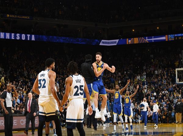 Golden State Warriors Pukul Mundur Minnesota Timberwolves