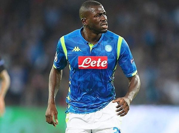 Napoli Tolak Tawaran Manchester United untuk Koulibaly, Mourinho Bungkam