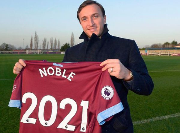 West Ham Perpanjang Kontrak Mark Noble Hingga 2021