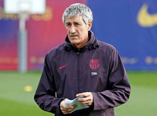 Quique Setien Masih Berharap Barcelona Dapatkan Striker Baru