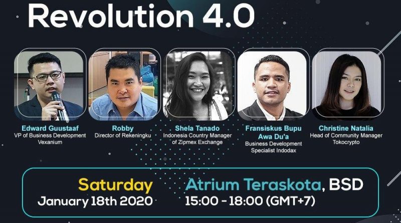 Vexanium akan Adakan Talkshow Blockchain di Era Revolusi Industri 4.0
