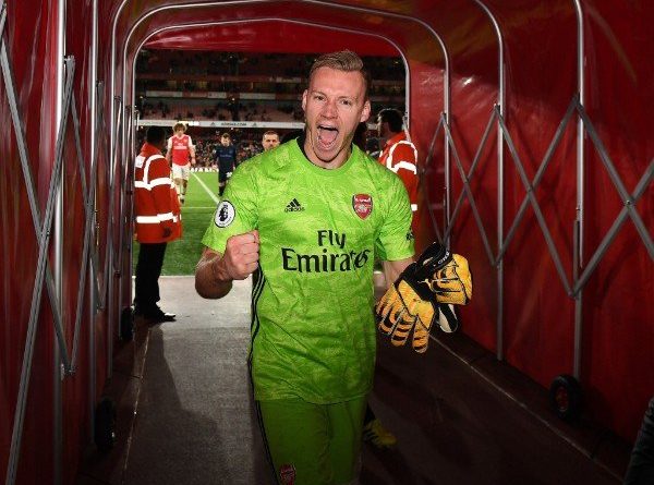 Bernd Leno dan Pierre-Emerick Aubameyang Saling Lempar Pujian