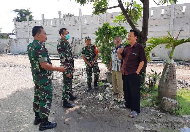 Dandim Solo Sambangi Warga yang Terkena RDP (Covid-19)