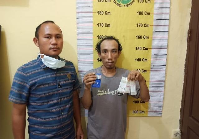 Dua Minggu Jual Sabu, Pengedar Sabu Asal Kampung Banten Ditangkap Tekab Polsek Perbaungan