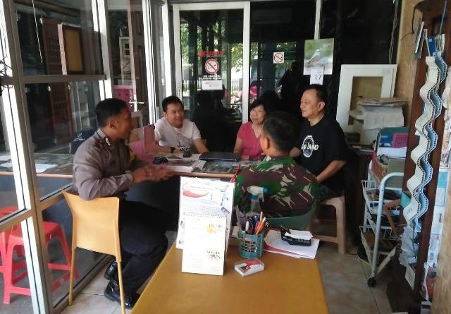 Sinergitas TNI – Polri, Babinsa dan Bhabinkamtibmas Komsos Bersama