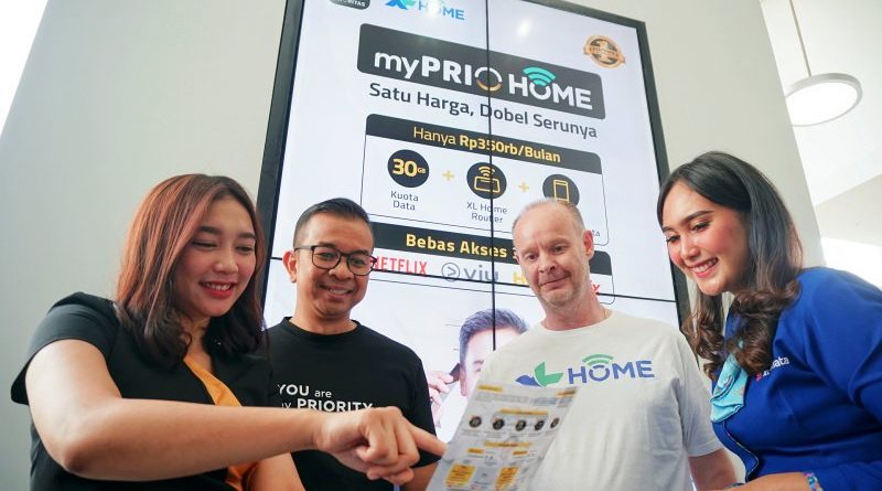 XL MyPriohome Gabungkan Layanan Pascabayar dan XL Home