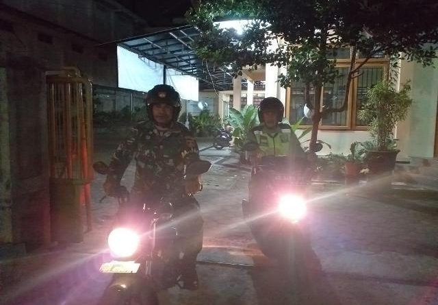 Patroli Malam Ajang Jaga Kewaspadaan Gangguan Kamtibmas