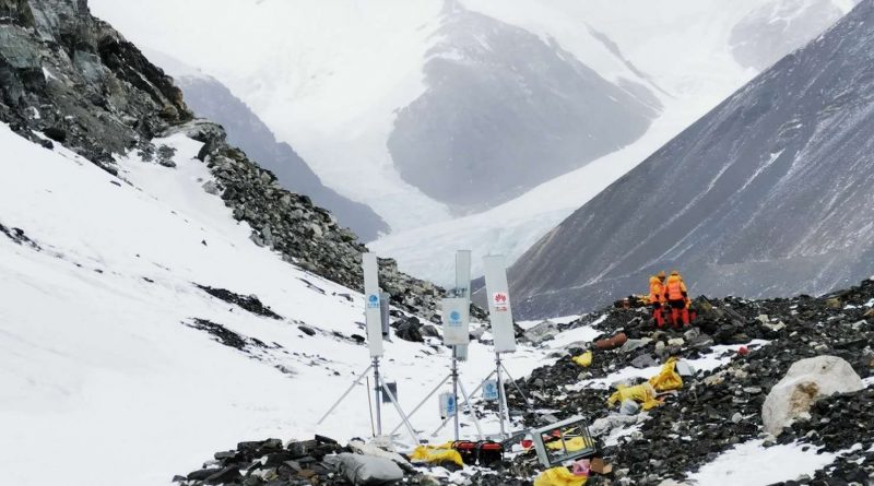 Huawei dan China Mobile Hadirkan Teknologi 5G di Puncak Everest