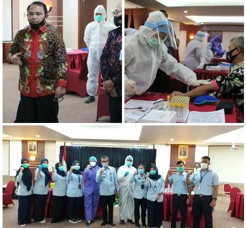 299 Pegawai Itjen Kemenkumham Rapid Test Humas: Alhamdulillah, Semua Non Reaktif