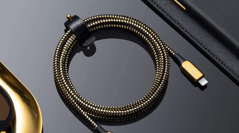 Anker 24K Gold Plated USB-C to Lightning Cable: Kabel USB-C ke Lightning untuk iPhone Paling Mewah Berlapis Emas 24 Karat 15 Anker, Anker 24K Gold Plated USB-C to Lightning Cable, fitur Anker 24K Gold Plated USB-C to Lightning Cable, harga Anker 24K Gold Plated USB-C to Lightning Cable, spesifikasi Anker 24K Gold Plated USB-C to Lightning Cable