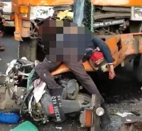 Tewas Akibat Kecelakaan Beruntun di Jalinsum Pasar Mereng Asahan