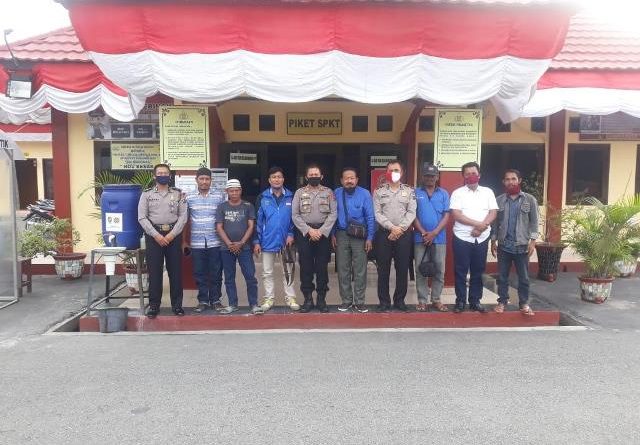Kapolsek Beringin Polresta DS Terima Audensi Dari Kelompok Masyarakat Pengawas (Pokmaswas) Laut Selat Malaka Kecamatan Pantai Labu