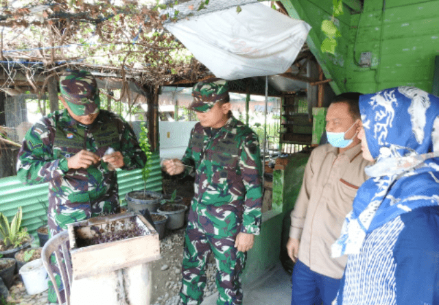 Dandim 0117/Atam Sambangi Rumah Babinsa