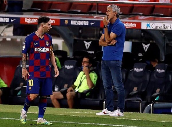 Quique Setien Seharusnya Tidak Bicara Buruk soal Messi
