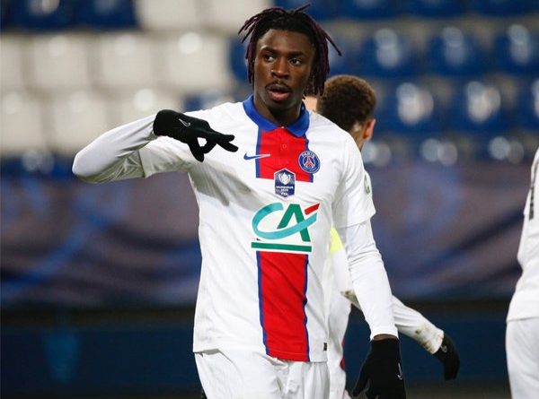 Moise Kean Akui PSG Sempat Kesulitan Hadapi Caen