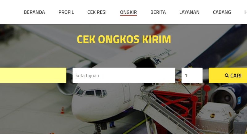 ongkos kirim ke Medan