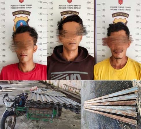 Tiga Pelaku Curat Berhasil Dibekuk