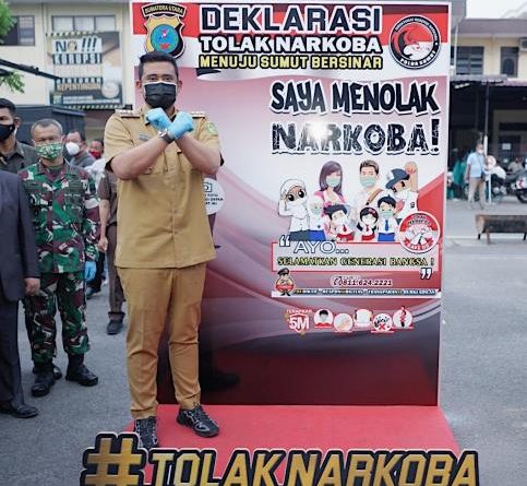Bobby Nasution Bersihkan Kota Medan dari Narkoba