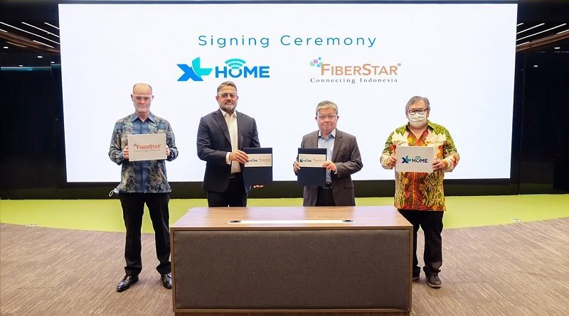 XL Home Bermitra dengan FiberStar