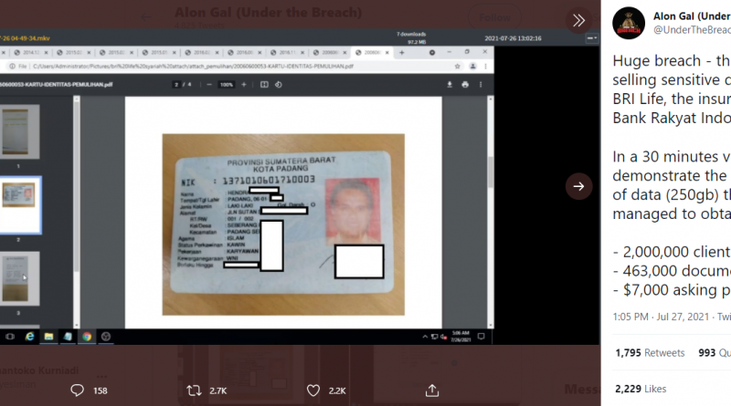 Kasus Kebocoran Data BRI Life