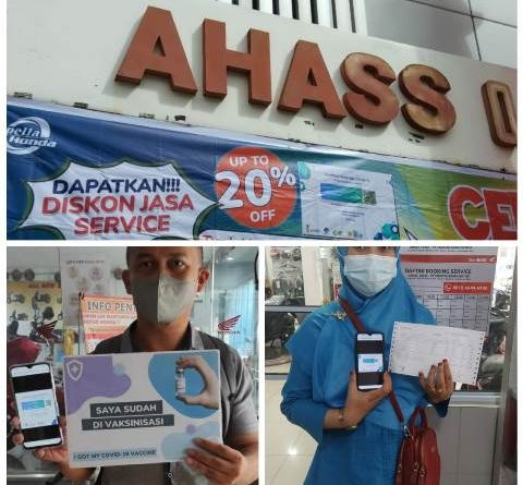 Tunjukkan Sertifikat Vaksin, Diskon Servis 20%