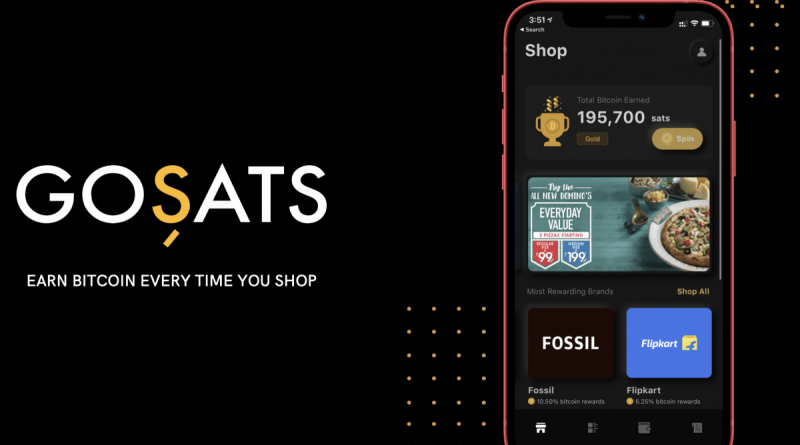 GoSats Luncurkan Kartu Hadiah Cashback Bitcoin di India