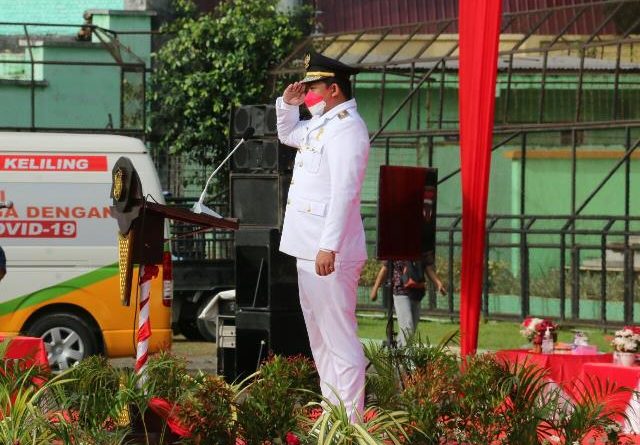 Di Hari Kemerdekaan RI Ke 76 Tahun, Bobby Nasution Ajak Masyarakat Berkolaborasi Memutus Mata Rantai Penyebaran Covid-19 Di Kota Medan