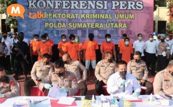 63 Pelaku Curas Curanmor Ditangkap Polda Sumut
