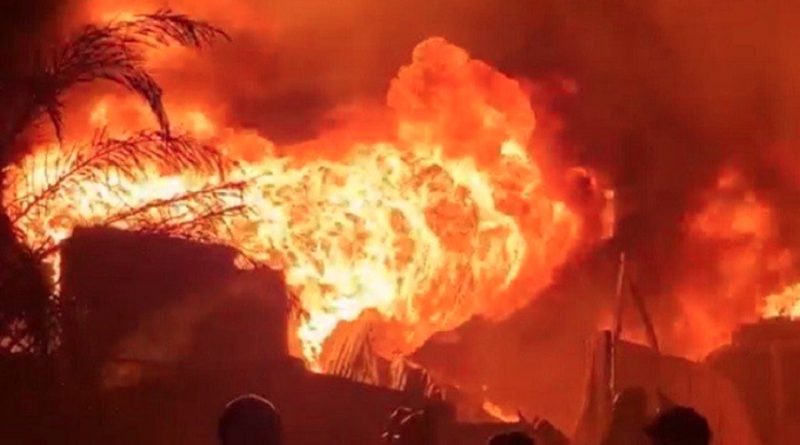 Gudang BBM di Medan Marelan Meledak