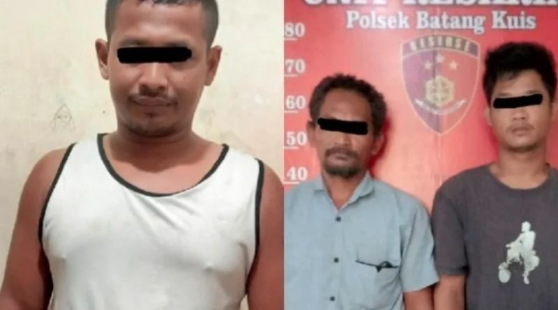 Bongkar Toko Kelontong Tiga Warga Batang Kuis Ditangkap Polisi