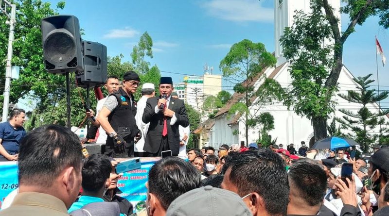 Gubsu Edy Terima Demo Ojol Soal Kenaikan BBM