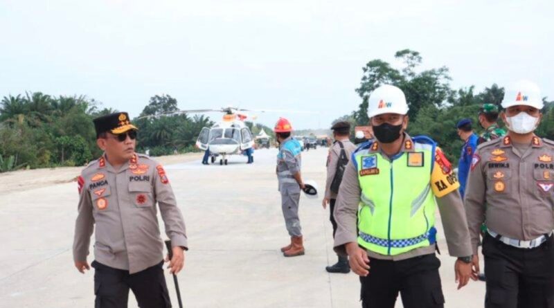 Kapolda Sumut tinjau Tol Sinaksak antisipasi kemacetan arus balik