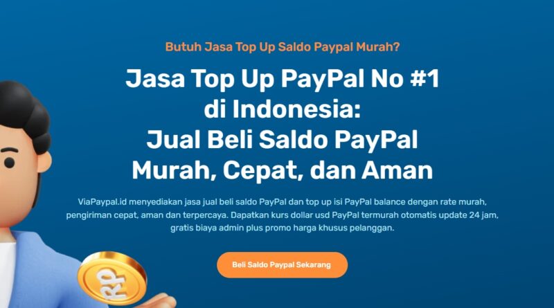 jasa top up saldo paypal