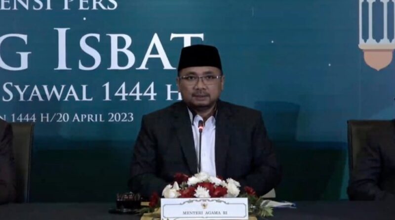 Lebaran Idul Fitri Jatuh Pada Sabtu 22 April 2023