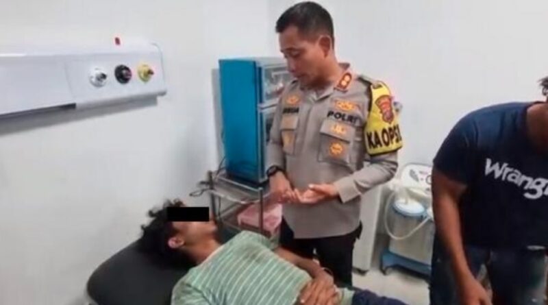Polisi Tembak Begal Pembacok Tukang Sayur di Belawan