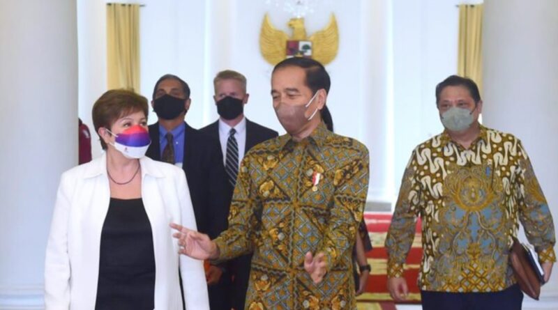 Bahasan Pertemuan Jokowi dengan Bos IMF & World Bank