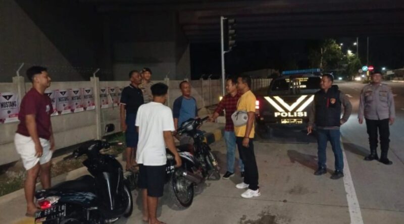Razia Knalpot Blong Dan Patroli Antisipasi Genk Motor
