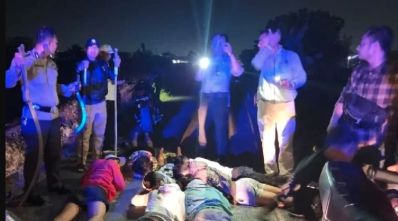 Polisi tangkap sembilan pria saat konvoi bawa celurit panjang di Deli Serdang