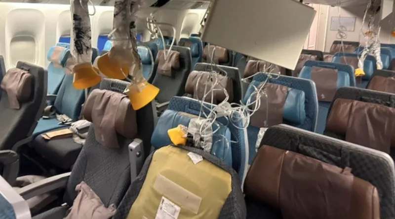 Viral Video Turbulensi Singapore Airlines Berujung Maut
