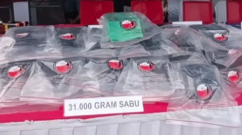 Polrestabes Medan gagalkan peredaran 31 kilogram sabu-sabu