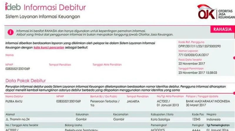 Begini Cara Membersihkan Nama dari SLIK OJK atau BI Checking