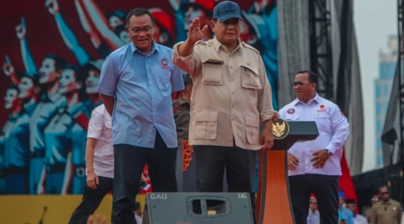 Ini 5 Janji Prabowo di Depan Ribuah Buruh Saat May Day